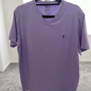 Polo Ralph Lauren Purple V Neck Large